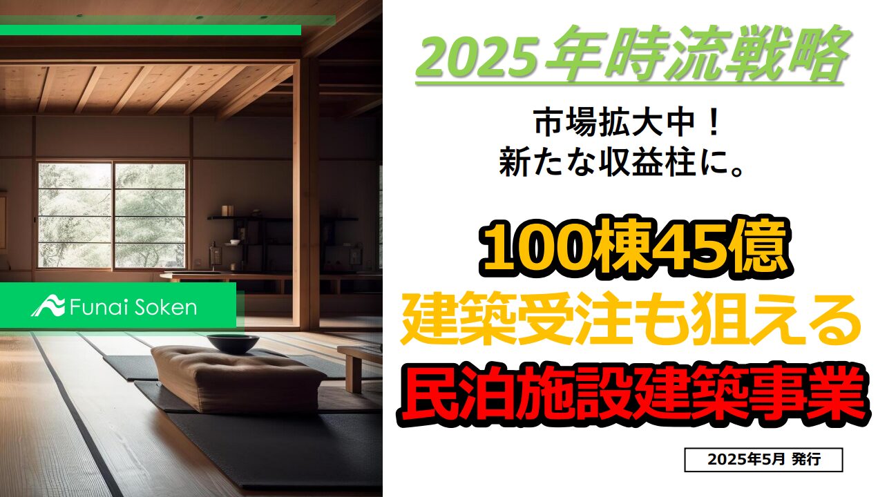 【建築・住宅業界向け】2025年時流戦略！民泊施設建築ビジネス